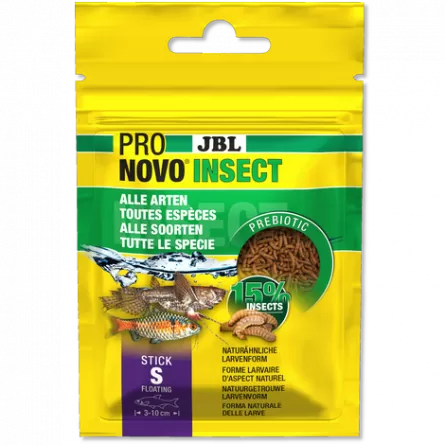 JBL - Pronovo insect - Stick S - 20 ml - Sticks voor siervissen van 3 tot 10 cm