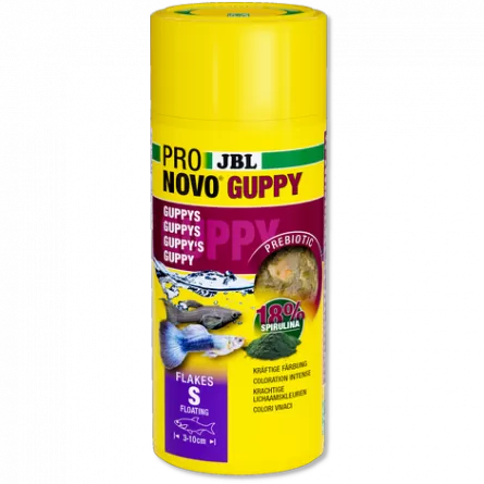 JBL - Pronovo Guppy - Fiocchi S - 100 ml - Fiocchi per guppy