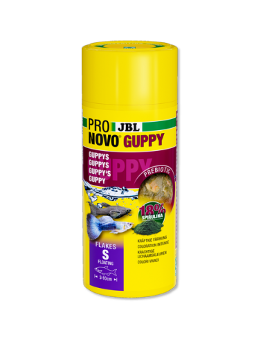 JBL - Pronovo Guppy - Flakes S - 250 ml - Flocos para guppies