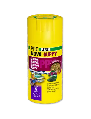JBL - Pronovo Guppy - Grano S Click - 100 ml - Pahuljice za guppies