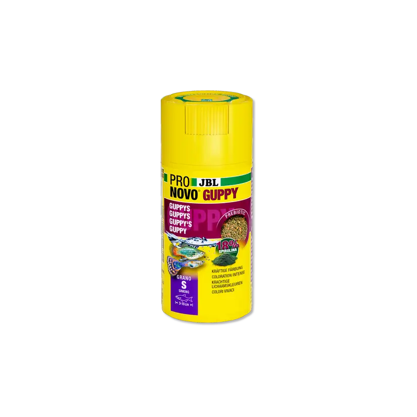 JBL - Pronovo Guppy - Grano S Click - 100 ml - Flocons pour guppys