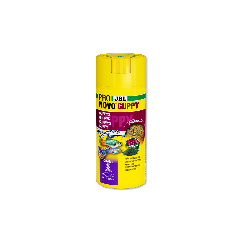 JBL - Pronovo Guppy - Grano S Click - 250 ml - Flakes for guppies