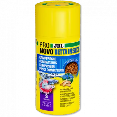 JBL - Pronovo Betta insetto - Stick S - 100 ml - Bastoncini per combattenti JBL - Pronovo Betta insetto - Stick S - 100 ml - Bastoncini per combattenti