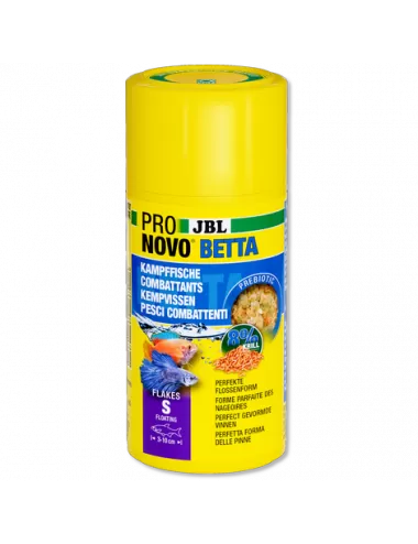 JBL - Pronovo Betta - Flakes S - 100 ml - Flocos para lutadores de 3 a 10 cm
