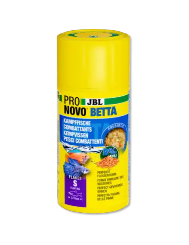 JBL - Pronovo Betta - Flakes S - 100 ml - Vlokken voor vechters van 3 tot 10 cm