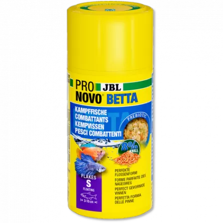 JBL - Pronovo Betta - Flakes S - 100 ml - Vlokken voor vechters van 3 tot 10 cm