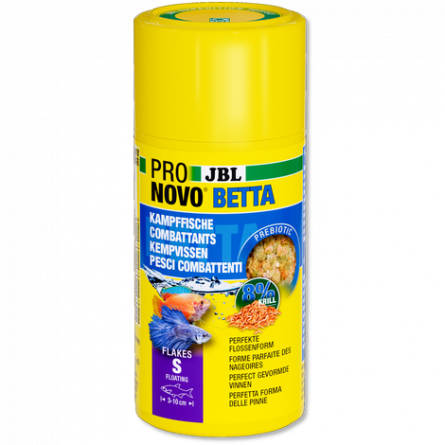 JBL - Pronovo Betta - Pahuljice S - 100 ml - Pahuljice za borce od 3 do 10 cm