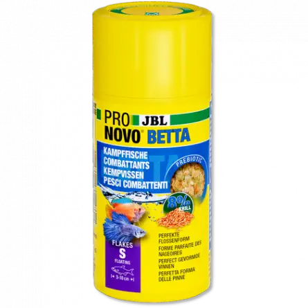 JBL - Pronovo Betta - Pahuljice S - 100 ml - Pahuljice za borce od 3 do 10 cm JBL - Pronovo Betta - Pahuljice S - 100 ml - Pahuljice za borce od 3 do 10 cm