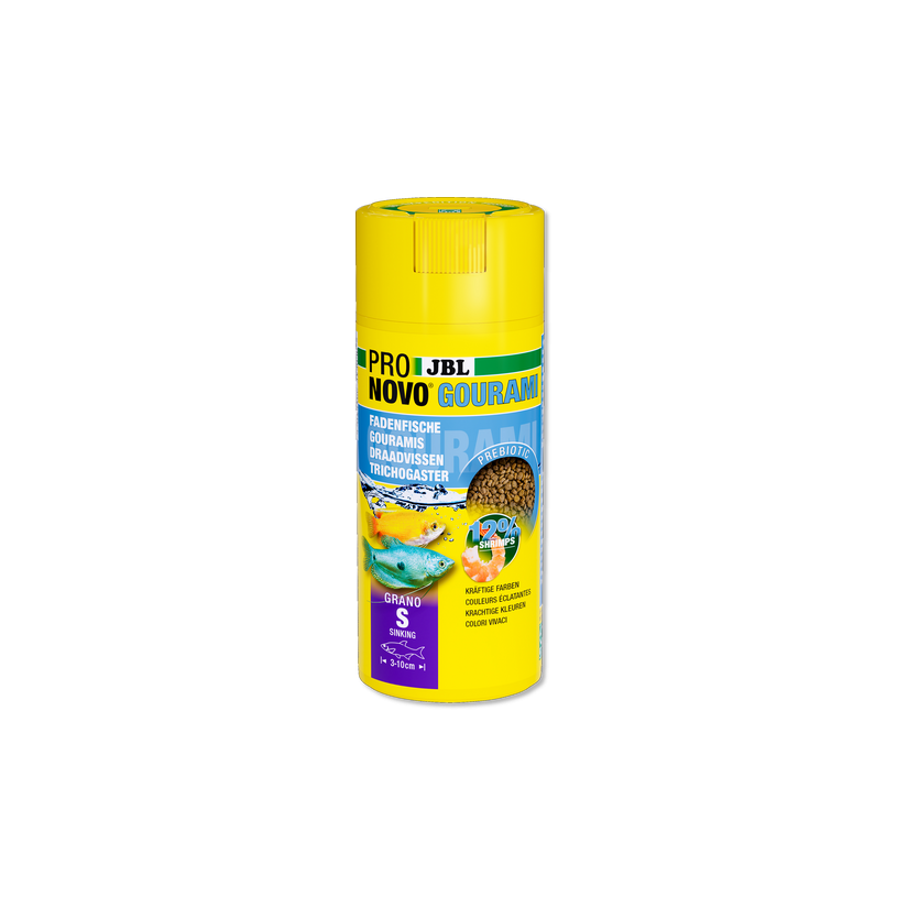 JBL - Pronovo Gourami - Grano S click - 250 ml - Granulés pour gouramis de 3 à 10 cm
