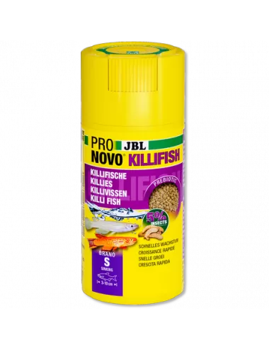 JBL - Pronovo Killifish - Grano S click - 100 ml - Pellets voor killies van 3 tot 10 cm.
