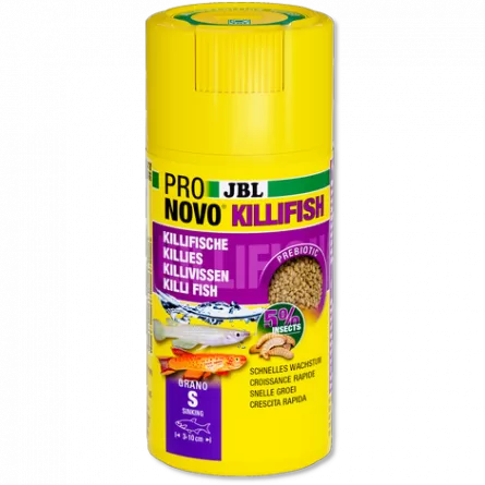 JBL - Pronovo Killifish - Grano S click - 100 ml - Pellets voor killies van 3 tot 10 cm.