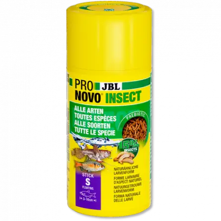 JBL - Pronovo insect - Stick S - 100 ml - Sticks para peces ornamentales de 3 a 10 cm JBL - Pronovo insect - Stick S - 100 ml - Sticks para peces ornamentales de 3 a 10 cm