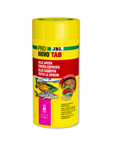 JBL - Pronovo Tab - M - 1000 ml - Hrana v tabletah za ribe od 1 do 20 cm
