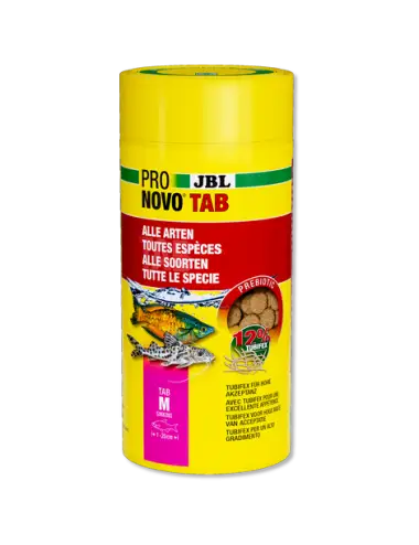 JBL - Pronovo Tab - M - 1000 ml - Voertabletten voor vissen van 1 tot 20 cm
