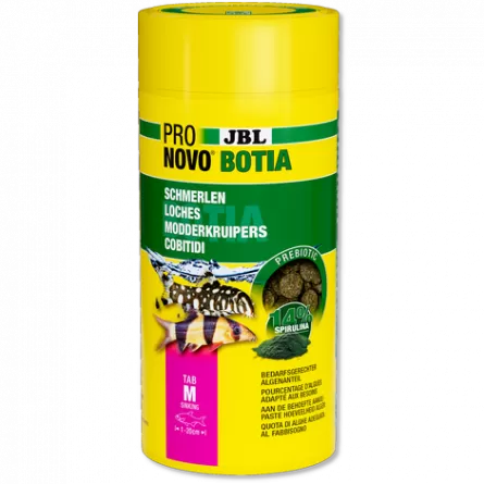 JBL - Pronovo Botia - Tab M - 1000 ml - Tablette alimentaire pour loches de 1 à 20 cm