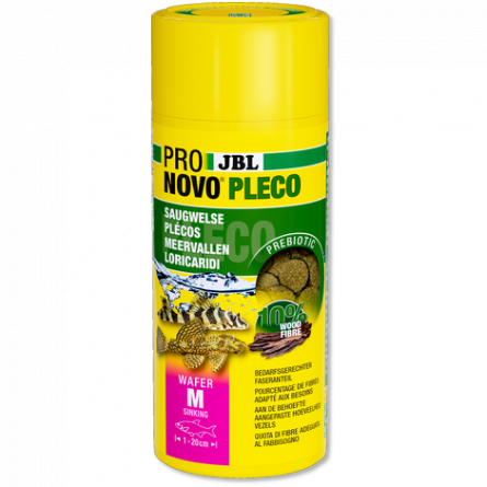 JBL - Pronovo Pleco wafer - M - 100 ml - Tablets for herbivorous locarids from 1 to 20 cm JBL - Pronovo Pleco wafer - M - 100 ml - Tablets for herbivorous locarids from 1 to 20 cm