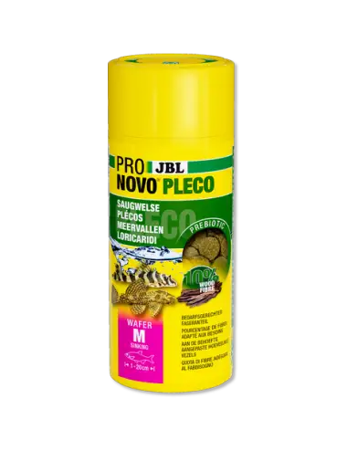 JBL - Pronovo Pleco Wafer - M - 250 ml - Tabletten für pflanzenfressende Lokariden von 1 bis 20 cm