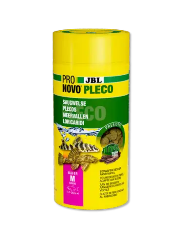 JBL - Pronovo Pleco napolitanka - M - 1000 ml - Tablete za rastlinojede lokaride od 1 do 20 cm