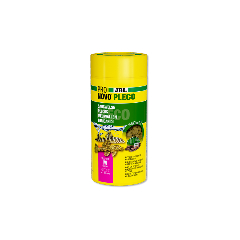 JBL - Pronovo Pleco wafer - M - 1000 ml - Tablets for herbivorous locarids from 1 to 20 cm
