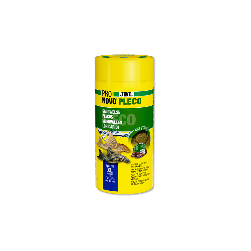 JBL - Pronovo Pleco wafer - XL - 250 ml - Tablets for herbivorous locarids from 15 to 40 cm