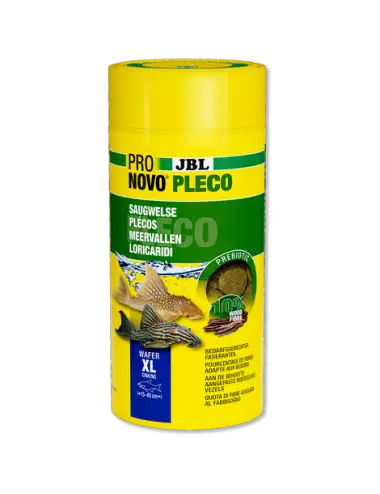 JBL - Pronovo Pleco wafer - XL - 1000 ml - Tablets for herbivorous locarids from 15 to 40 cm