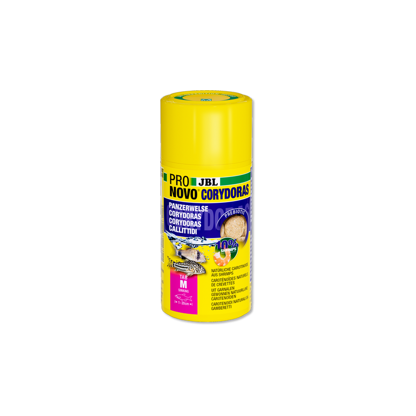 JBL - Pronovo Corydoras - Tab M - 100 ml - Food tablets for callichthyids from 1 to 20 cm