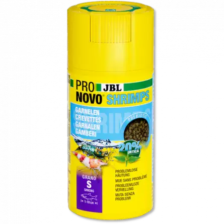 JBL - Pronovo Shrimps - Grano S click - 100 ml - Granule za kozice od 1 do 20 cm JBL - Pronovo Shrimps - Grano S click - 100 ml - Granule za kozice od 1 do 20 cm
