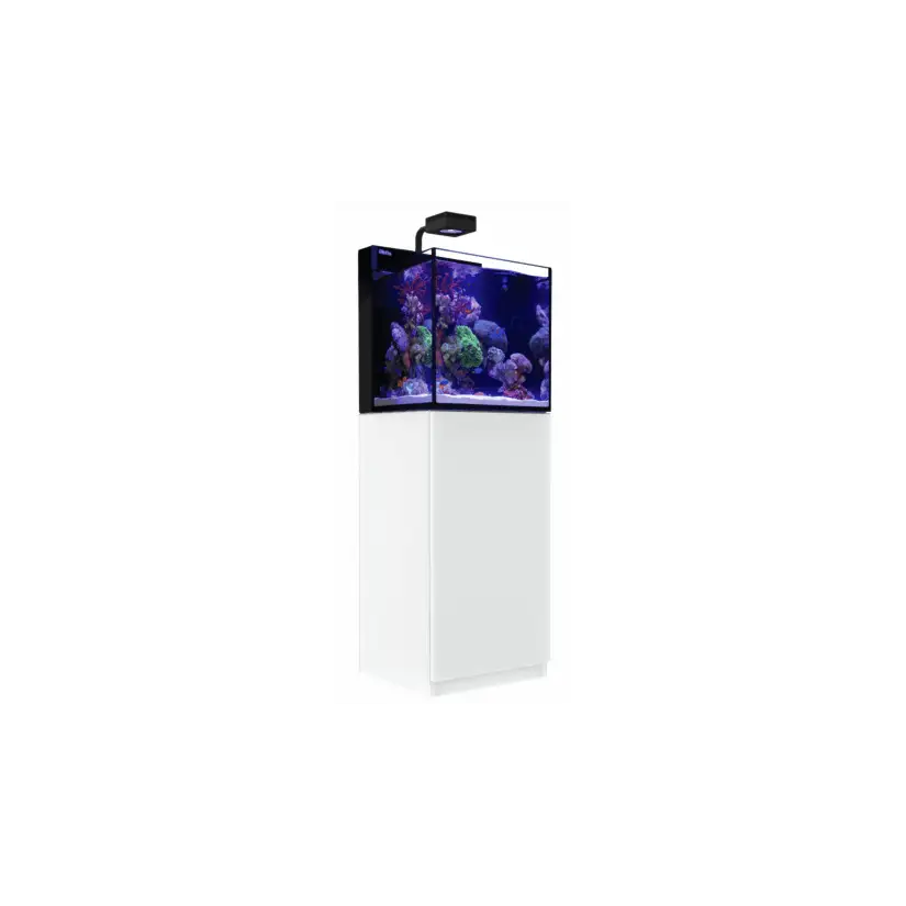 RED SEA - Max Nano - Cube - 75 L - All-in-One-Aquarium - Weiße Möbel
