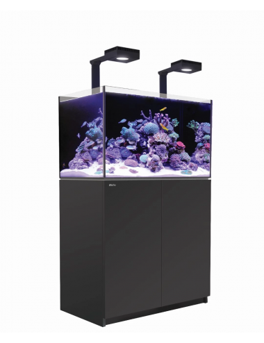 CRVENO MORE - Reefer 250 G2+ Deluxe - Black - 203 litre - 2 ReefLED 90 i 2 vretena