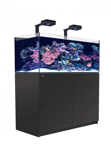 RED SEA - Reefer 425 G2 Deluxe - Schwarz - 343 Liter - 2 ReefLED 160S und 2 Vorbauten