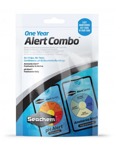SEACHEM – Einjähriger Kombialarm – Ammoniak- und pH-Alarm – Ammoniak- und pH-Tests