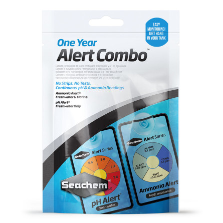 SEACHEM - One year combo alert - Ammonia et pH alert - Tests ammoniac et pH SEACHEM - One year combo alert - Ammonia et pH alert - Tests ammoniac et pH