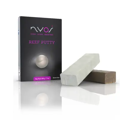 NYOS - Reef Putty - 200 g - Stone grey - Colle à deux composants - Pour les coraux NYOS - Reef Putty - 200 g - Stone grey - Colle à deux composants - Pour les coraux