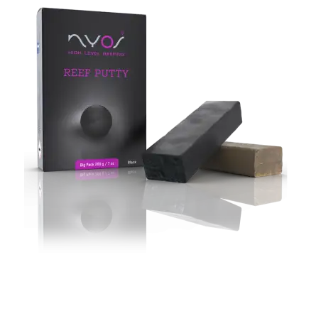 NYOS - Reef Putty - 200 g - Black - Colle à deux composants - Pour les coraux