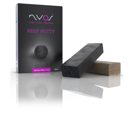 NYOS - Reef Putty - 200 g - Schwarz - Zweikomponentenkleber - Für Korallen NYOS - Reef Putty - 200 g - Schwarz - Zweikomponentenkleber - Für Korallen