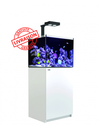 RDEČE MORJE - Aquarium Max® E-170 + LED AI Hydra 26™ HD - Bela omarica + Decanter - 170 litrov