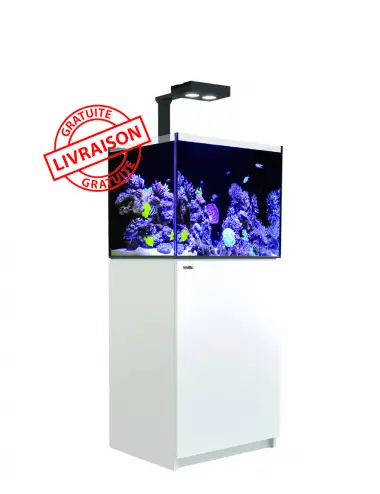 RED SEA - Aquarium Max® E-170 + LED AI Hydra 26™ HD - Mueble blanco + Decantador - 170 litros