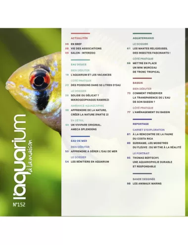 Das Aquarium zu Hause – Ausgabe 152 – Juli-August 2022