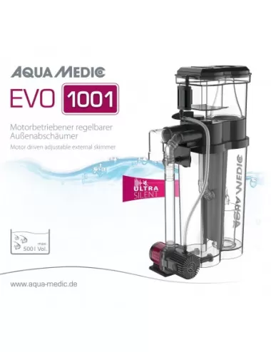 Aqua Medic - Evo 1001 - Up to 500 liters - Adjustable external skimmer