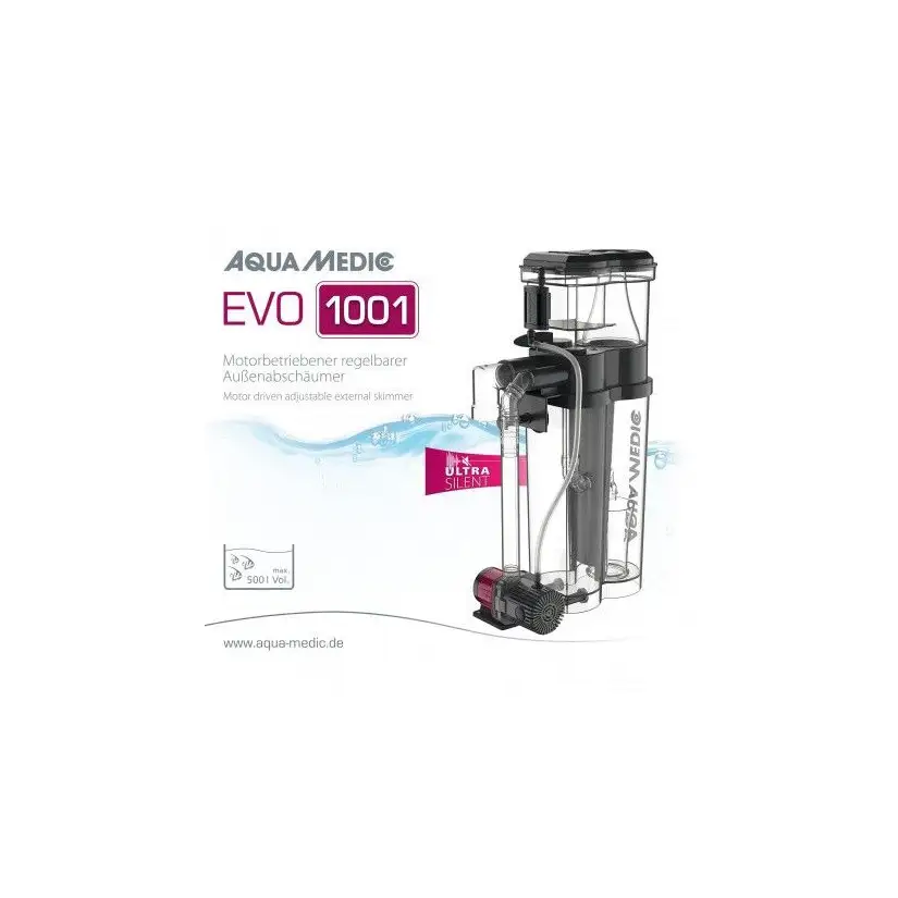 Aqua Medic - Evo 1001 - Up to 500 liters - Adjustable external skimmer