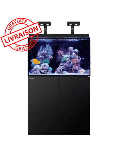 RED SEA - Aquarium Max® E-260 + LED 2x AI Hydra 26™ HD - Meuble Noir + Décantation - 260 litres