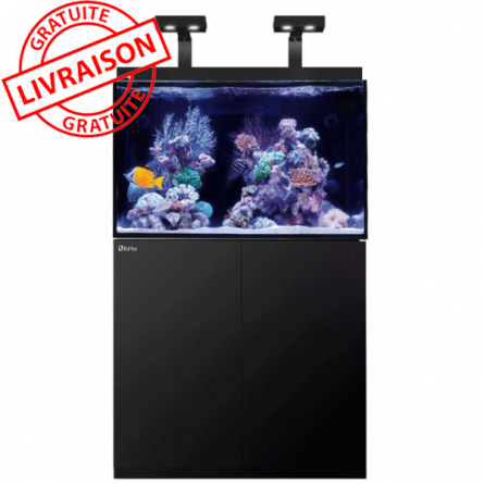RED SEA - Aquário Max® E-260 + LED 2x AI Hydra 26™ HD - Móveis Pretos + Decantação - 260 litros RED SEA - Aquário Max® E-260 + LED 2x AI Hydra 26™ HD - Móveis Pretos + Decantação - 260 litros