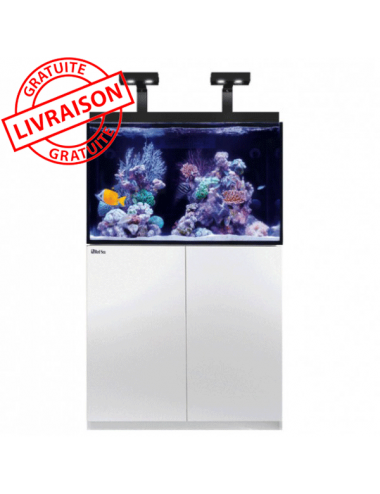 RED SEA - Aquarium Max® E-260 + LED 2x AI Hydra 26™ HD - Meuble blanc + Décantation - 260 litres