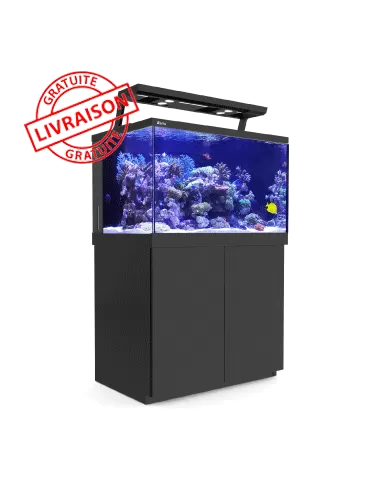 RED SEA - Aquarium Max® S-400 + LED 2x AI Hydra 26™ HD - Meuble noir - 400 litres