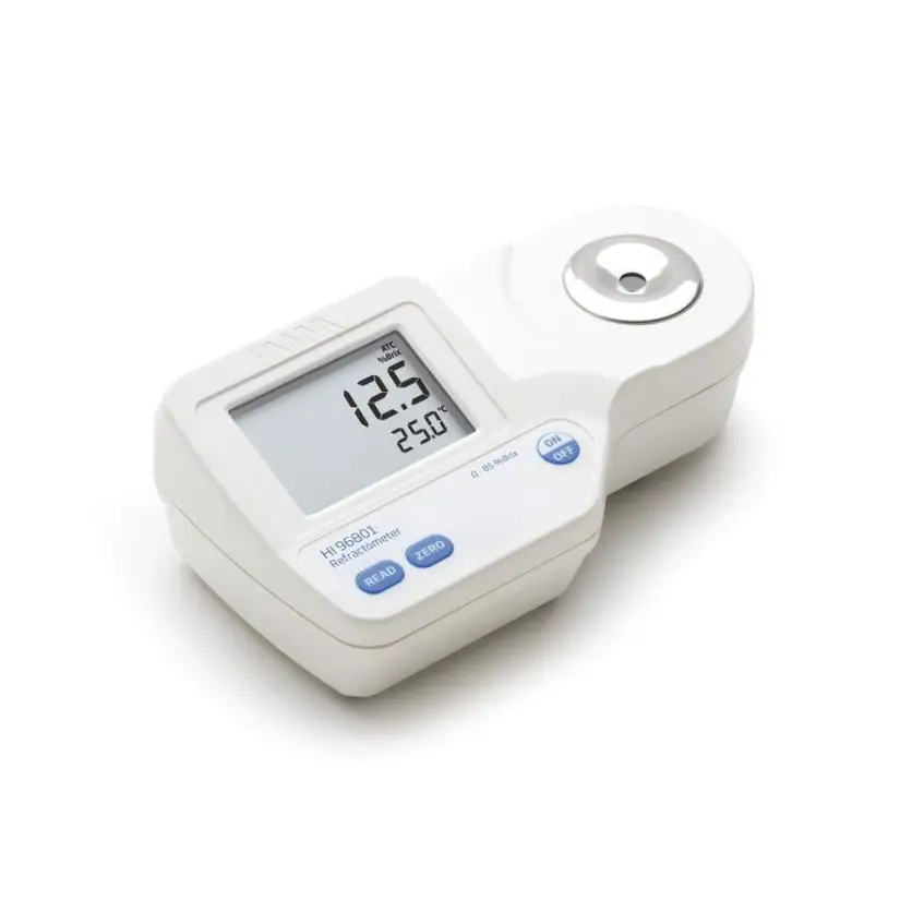 Refractómetro digital de mano impermeable Hanna Instruments , sacarosa, 0.0-85.0% Brix