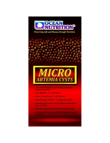 OCEAN NUTRITION - Ciste mikro artemije - 25 g - Mali navpliji