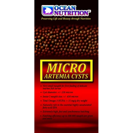 OCEAN NUTRITION - Cistos de micro artemia - 25 g - Náuplios pequenos
