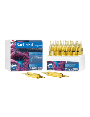 PRODIBIO - Bacterkit Aragonite - 30 fiale - Kit di semina batterica per substrato marino