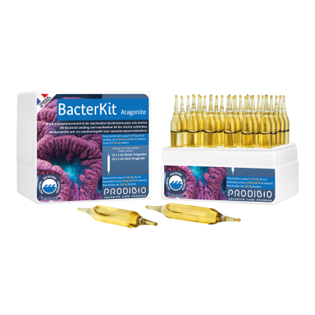 PRODIBIO - Bacterkit Aragonite - 30 vials - Bacterial seeding kit for marine substrate