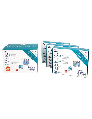 FAUNA MARIN - Reef ICP Test Total - Set 3 test - Test di laboratorio completo